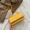 Vintage Crocodile Pattern Shoulder Bag Women PU Leather Bag Armpit Bag Designer Handbag Fashion Lady Pouch ARI