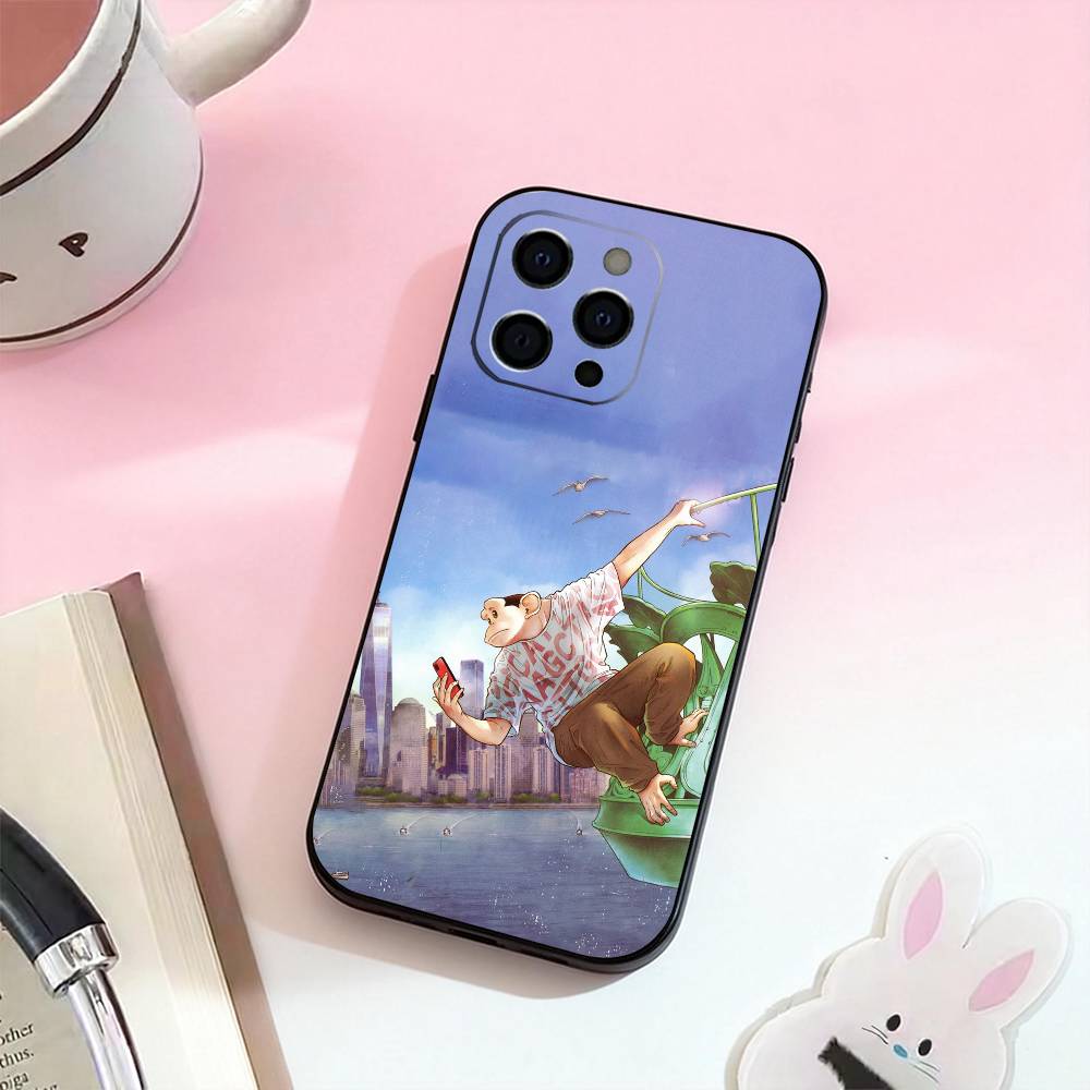 Anime T-The Darwin I-Incident   Phone Case For iPhone 17,16,15,14,13,12,11 Plus,Pro Max,Soft Silicone Black Cover