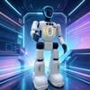 Russian Smart Humanoid Robot Toy with Gesture Control and Programmable Lighting