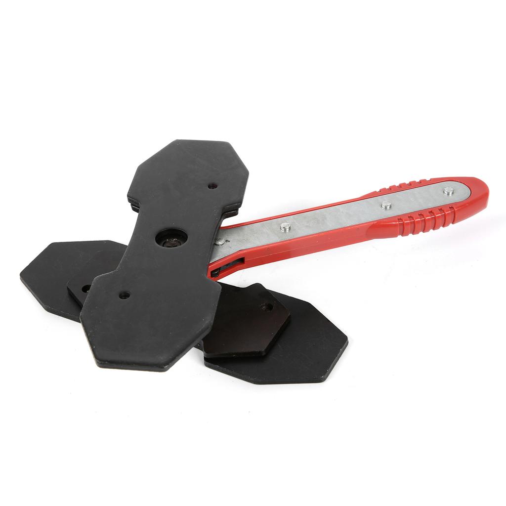 Car Ratchet Brake Piston Spreader Rustproof Steel Red Black Thicker Braking Device with 2 Clamp Pieces