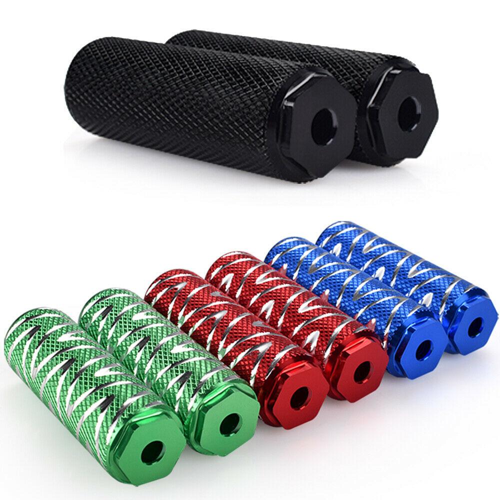 Cylindrical Metal Wheel Tyre Aluminum Zinc Zinc Alloy Mountain Bike Stunt Pegs Footrest Axle Pedal Foot Pegs