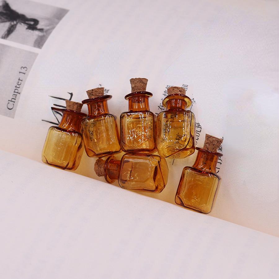 Doplňky pro kutily Ručně vyrobený materiál Příslušenství Skleněná láhev na přání Driftovací láhev s dřevěnou zátkou Kreativní driftovací láhev