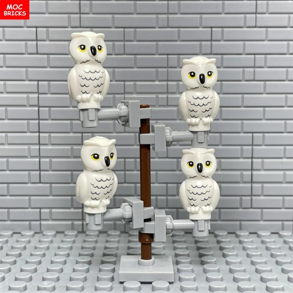 Cărămizi MOC Subarboret Junglă Animal de Pădure Maimuță Capră Girafă Pasăre Bufniță de Noapte Accesorii Blocuri de Construcție Jucării Cadouri