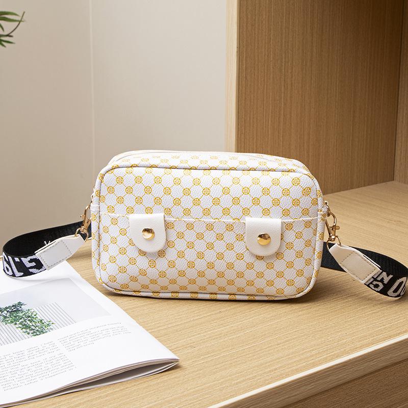 Сумка кроссбоди с принтом в горошек 2025 - Универсальная, модная женская сумка-мессенджер