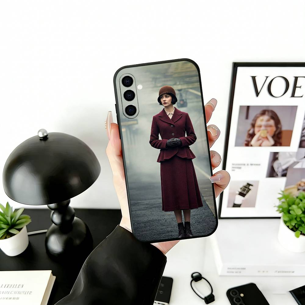 P-B-Lizzie Stark Phone Case Black Silicone Soft For Samsung Galaxy A73,A72,A71,A70,A53,A52,A51