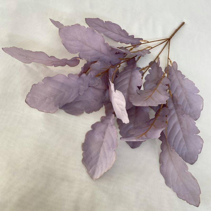 Leaves Flocking Cloth Wedding Bouquet Photography Styling Props Decor Home