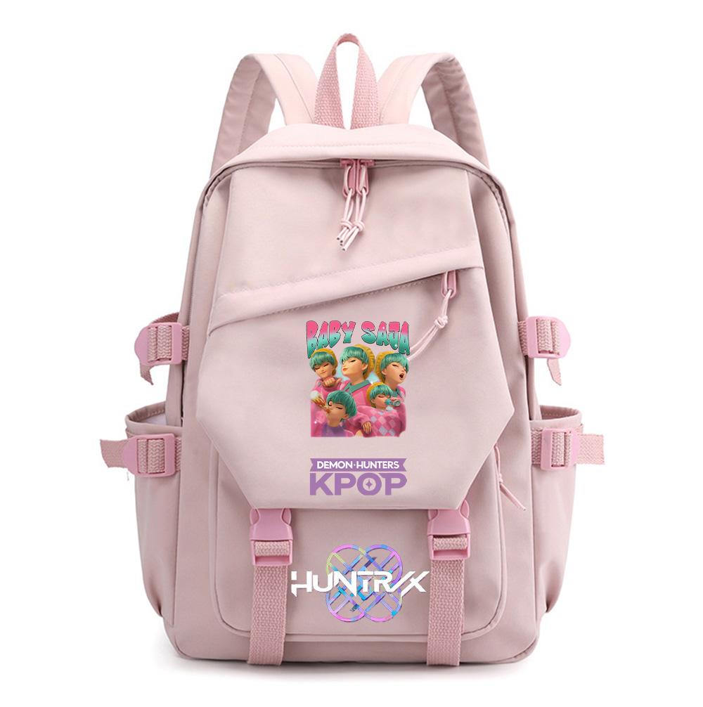 Rucsac Desene Animate Kpop Demon Hunters Imprimat pentru Adolescent Băiat Fată Ghiozdan Școlar Copii Elev Rucsac pentru Cărți Femei Geantă de Călătorie Copil Cadou Rucsac