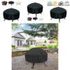 Fire Pit Cover With Rainproof Dustproof Uv Resistant Material For Outdoor Garden Bbq