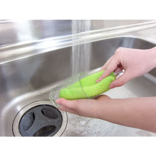 Towa Sangyo Kitchen Sponge Acrylic Net Cleaner, Pack of 3