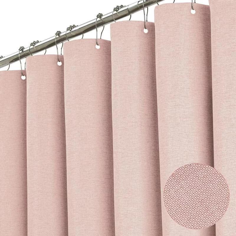 Xihe Imitation Linen Thickened Shower/Partition Curtain