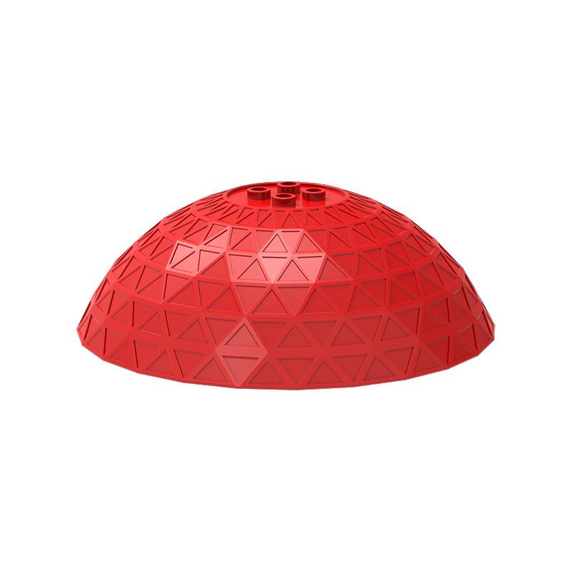 

Non-Toxic Moc 1Pcs 30614W 11X11 Oriental Pearl Striped Rounded Cover Building Blocks Kit Special Sphere Board Bricks Toys Birthday Gifts