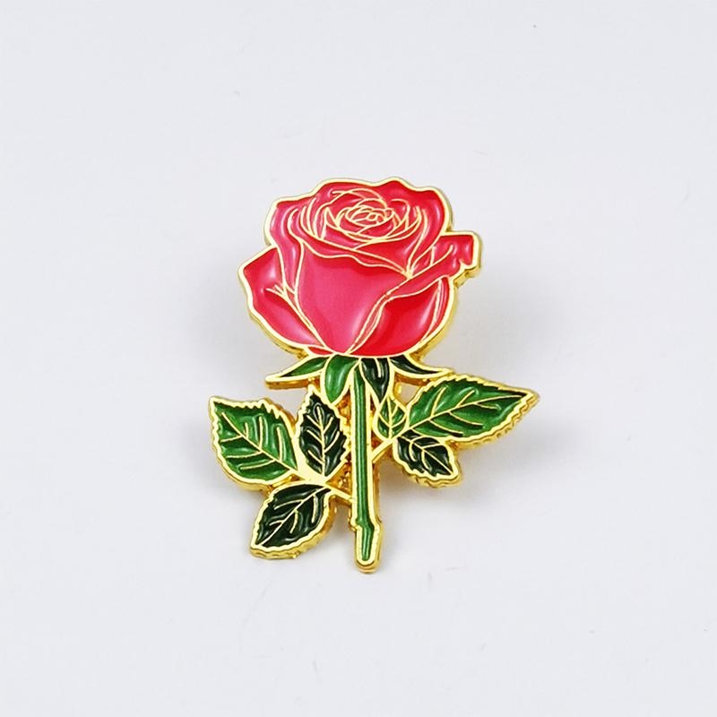 Lovely Flowers Pins For Women Girl'S Clothes Backpack Brooch Pin Plants Badge Gifts