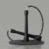 Adjustable Tangle-Free Bamboo Jump Rope - Wear-Resistant for Beginner Adults Fitness