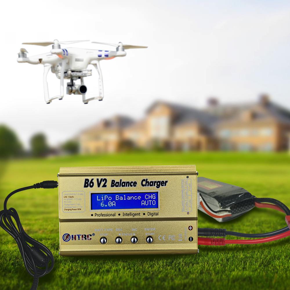 IMAX B6 V2 Balance Charger 80W Professional Digital Discharger for LiHV LiIon LiFe NiCd NiMH PB Battery RC LiPo Charger