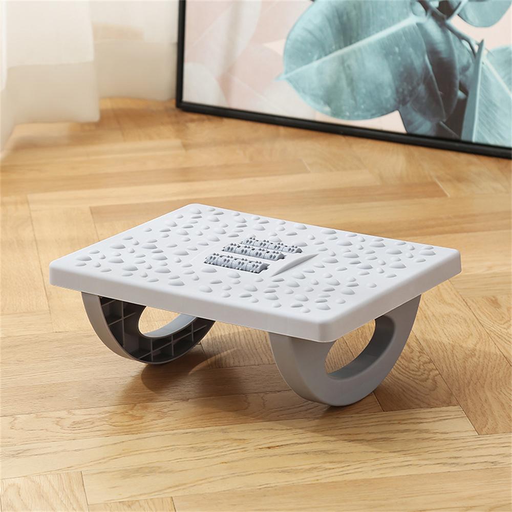 Portability Foot Rest Under Desk Footrest Ergonomic Footrest Anti Warping Legs for Pressure Relief Footstool Leg Rest Desk серый