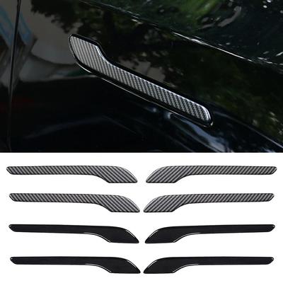 4KS Ochranný Kryt Kľučky Dverí Auta Nálepka Karbónové Vlákno ABS Styling Prémiové Odolné Autopríslušenstvo pre Tesla Model 3 Y