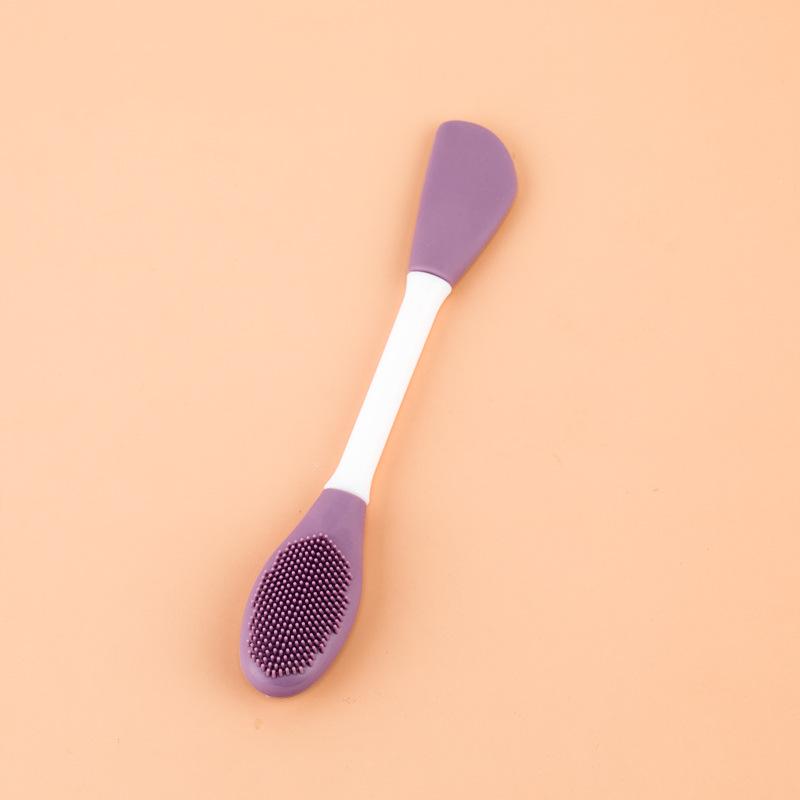 

Двусторонняя силиконовая кисть для нанесения маски и инструмент для очищения лица