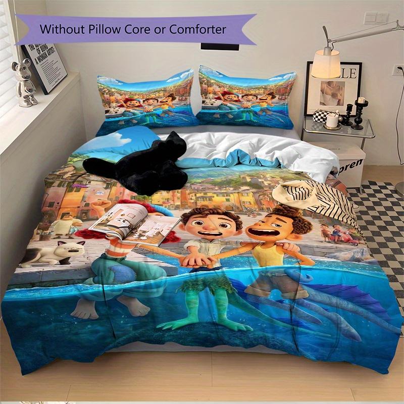 3pcs Luca & Giulia & Alberto Bedding Set Includes Quilt Cover and Pillowcases, Suitable for All Seasons Q061