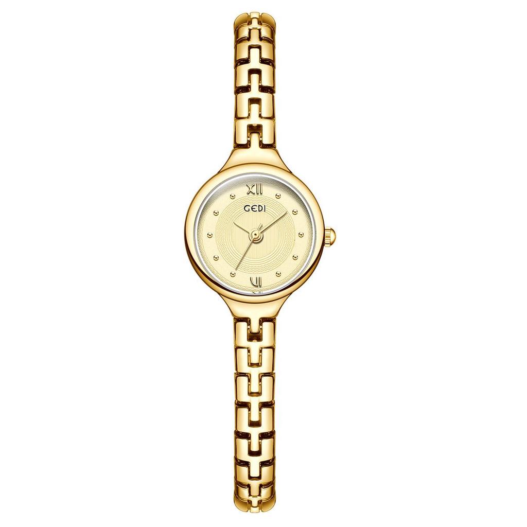 Gedi Vintage Lyx Mångsidig Student Kvarts Armbandsur