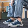 Men's Breathable Fabric Casual Canvas Shoes,Low Top Lace Up Outdoor Sneakers,Fashion Slip On Shoes.