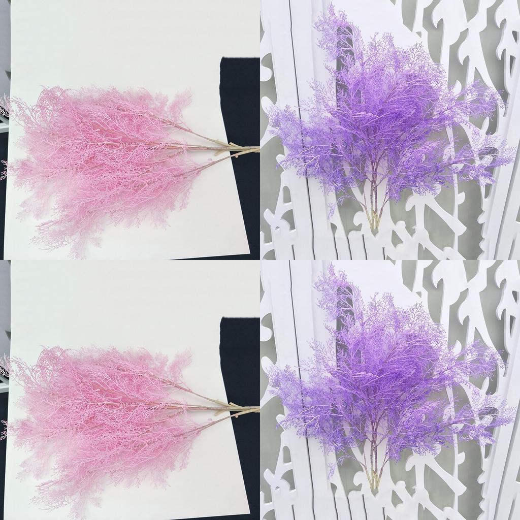 Mist Pine Plastic Floral Decor Faux Botanical Artificial Flowers For Wedding Home Centerpiece 80