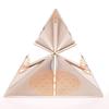 Luxury Handmade Crystal Flower of Life Triangle Pyramid Orgonite Original Purifying Healing