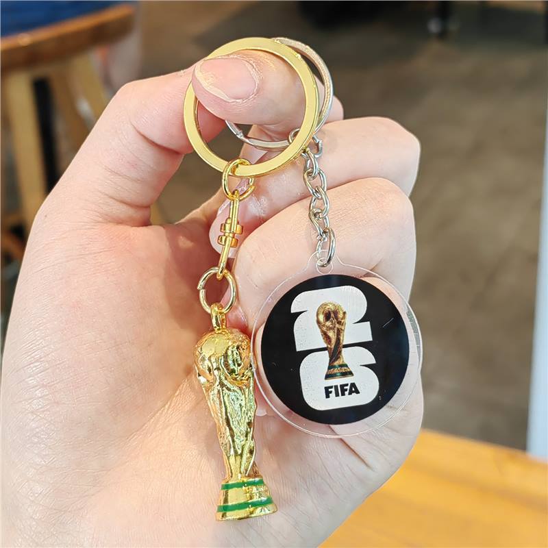 FIFA World Cup Soccer Keychain Accessory Sport Memorabilia Bag Charm Gift