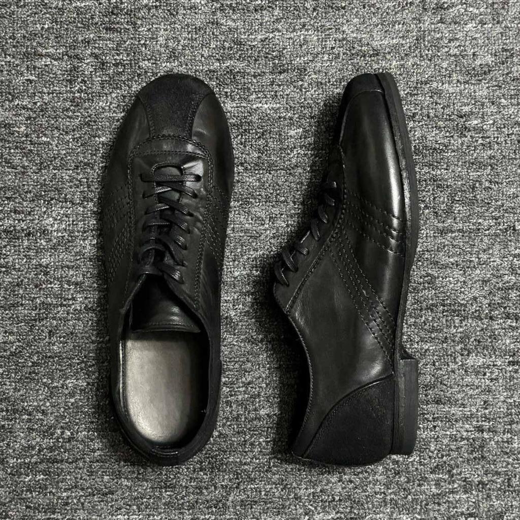 Men'S And Women'S Casual Commuting Classic Moral Training Shoes 2.0 Retro Trendy Lazy Shoes Flat-Soled Small Leather Shoes British Style