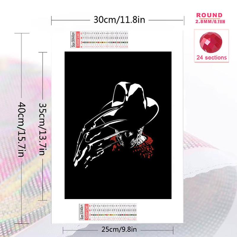 Freddy Pattern 3pcs 100% Round Full Drill 5D DIY Diamond Painting Embroidery Cross Stitch Rhinestone Décor