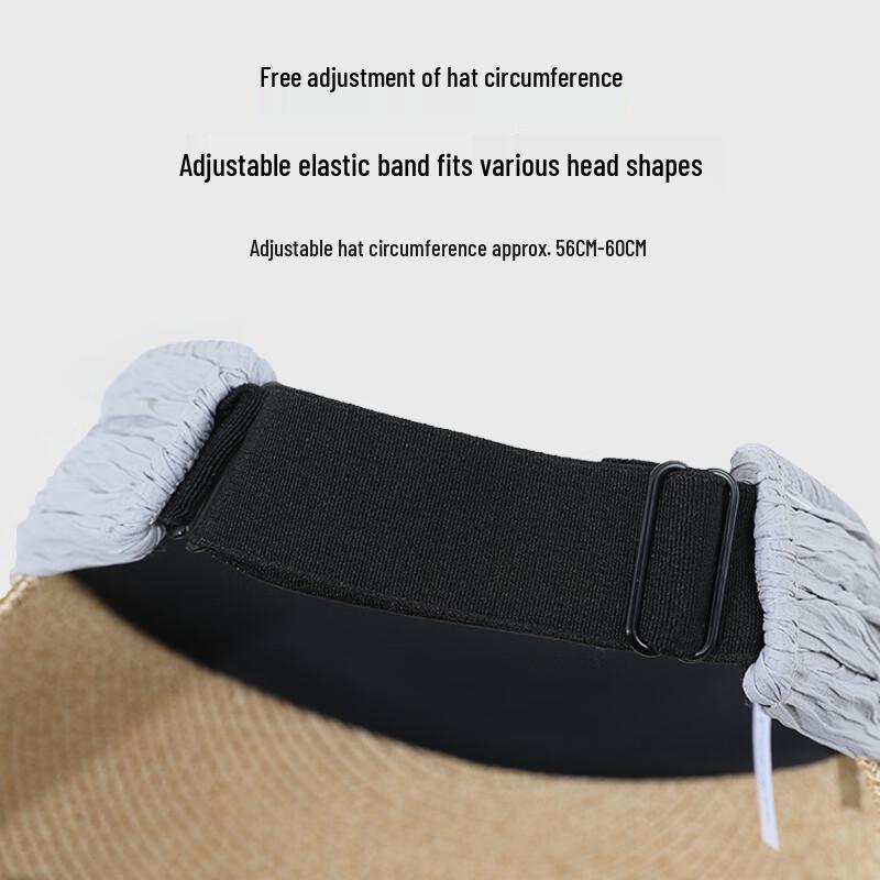 Tuoluzhe Women's Foldable Straw Visor Hat