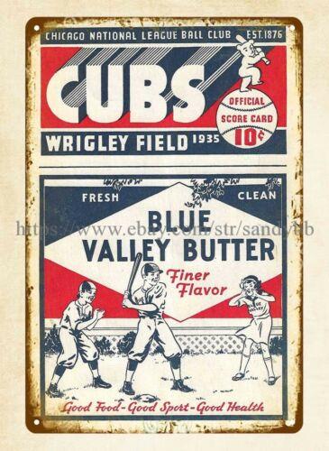 Chicago Cubs vs Philadelphia Phillies metal tin sign baseball 20x30cm(7.8x11.8inch)