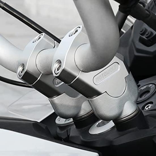 YUANYE Motorcycle Handlebar 28mm for XJR TDM Post, compatible, MT-25, MT-03, 400, 900, FZ6R, etc.