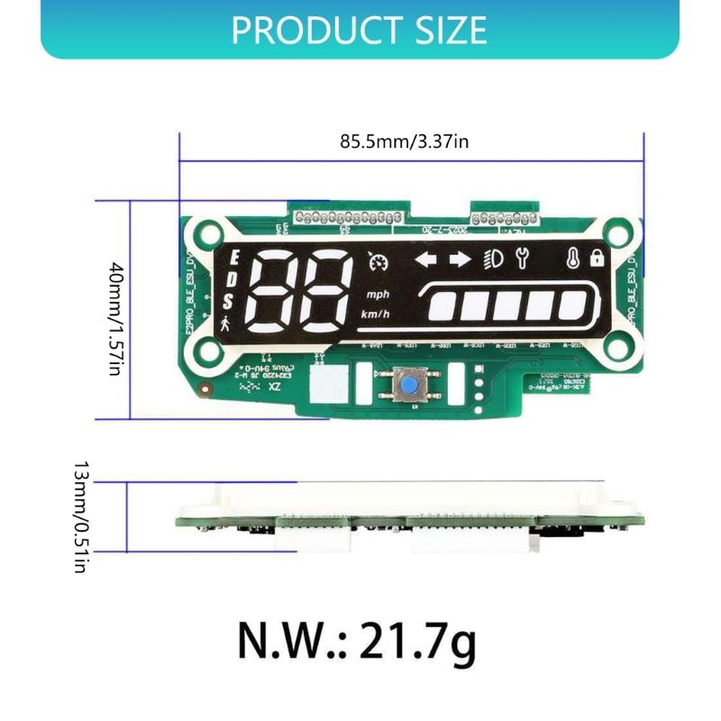 Replacement Display Panel for E2 Display Dashboard Assembly Circuit Board Scooter Accessories Spare Parts