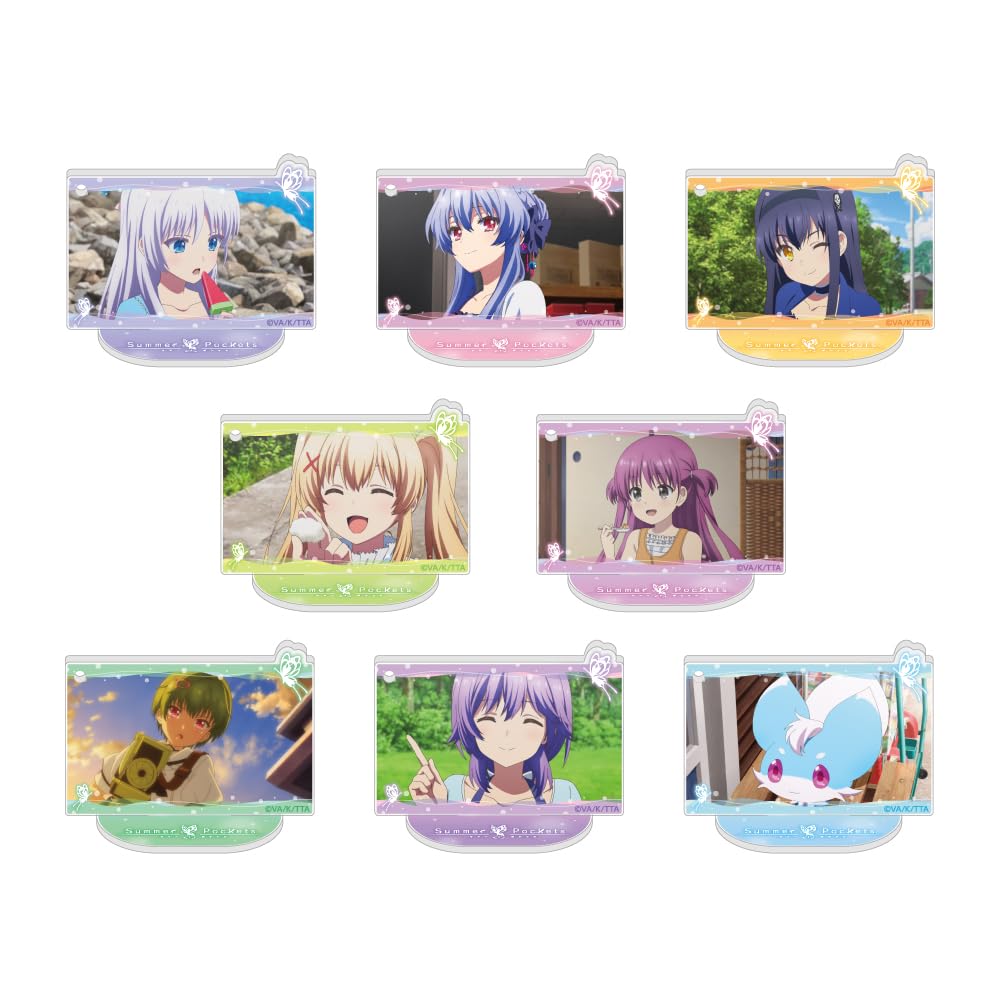 Summer Pockets Trading Scene Acrylic Stand Keychain (BOX)