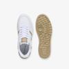 Lacoste Mens T-Clip Leather Flat Trainers