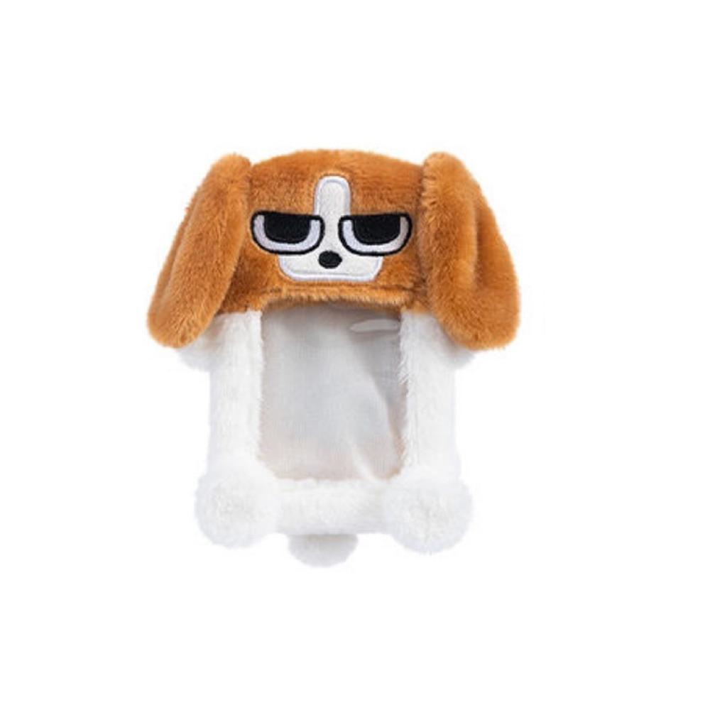 Cartoon Plush Photocard Case Cute Star Shape Photo Card Holder Fashion Bag Keychain  Women