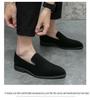 Men's Cross-Strap Leather Shoes: Formal, Fashionable, and Comfortable for Spring/Autumn in Sizes 38-46.