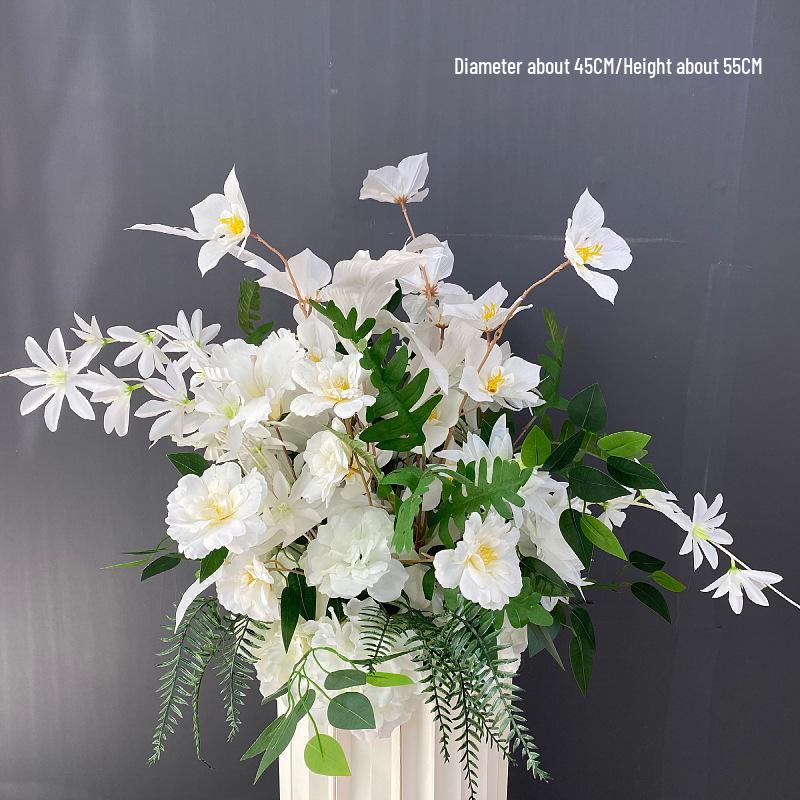 Artificial Wedding Venue Floral Decor for Aisle, Stage, and Reception