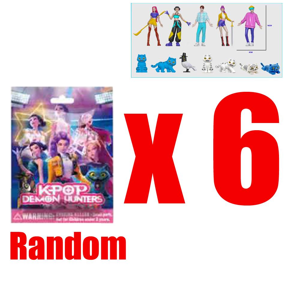 1-24 Stück/Set Kpop Dämonenjäger Actionfigur Spielzeug Derpys Tiger Rumi Mira Zoey Sussy Figur Puppe Fans Überraschungsgeschenk Blindbox
