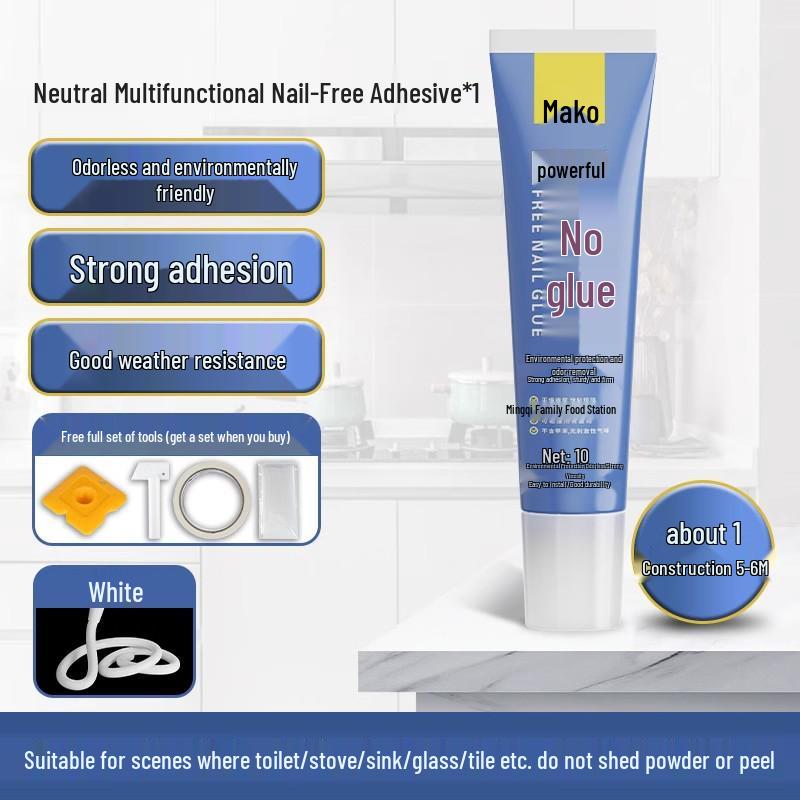 

Solid Wood Flooring Transition Strip with Strong Adhesive Skirting Board Glue White 1-pack (60ml)