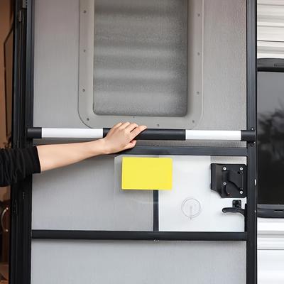 Bară transversală ușă ecran RV Bară de sprijin reglabilă Mâner ușă RV pentru remorcă de călătorie, autorulotă, camper