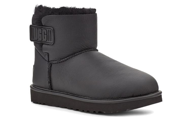 Women's Sneakers UGG Mini Bailey Logo Strap 'Black' Women's