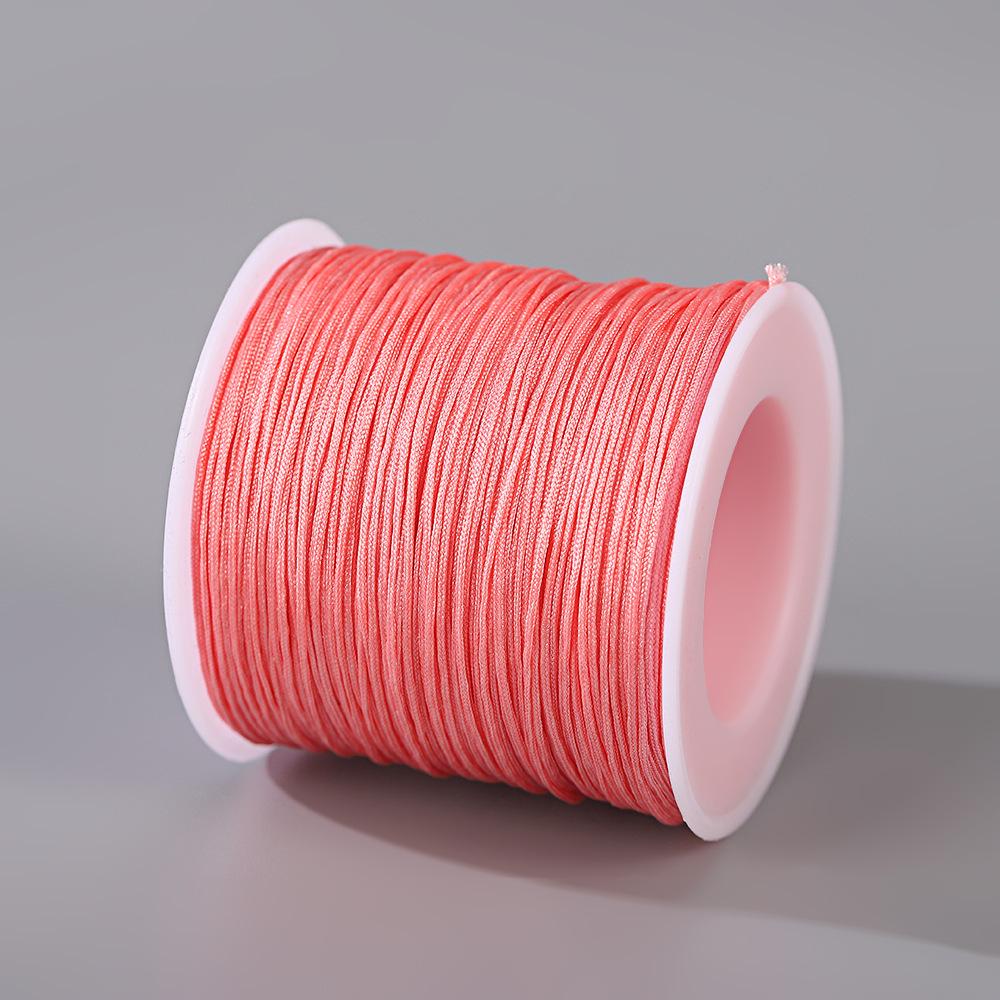 Fatto a mano No. Filo di Giada 72 - Cordino Resistente all'Usura da 0,8 mm per Artigianato di Gioielli, Corda per Mani, Braccialetti, Collane Fai-da-Te, 50m