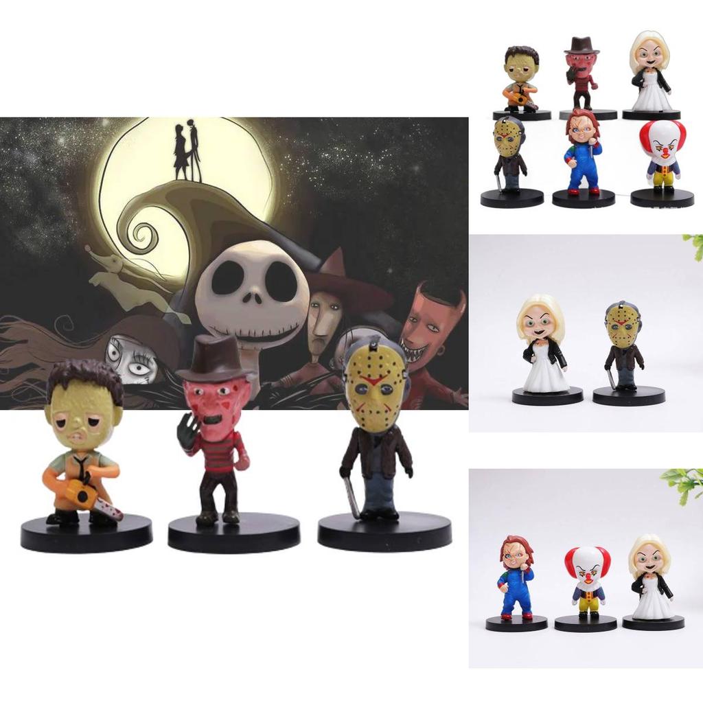 Plastic/resin Material Halloween Horror Night Of The Bride Ghost Doll Figurine
