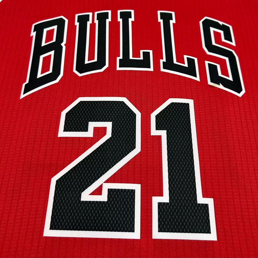 Adidas X NBA Collaboration Chicago Bulls Butler Comfortable Soft 21 Jersey Breathable Sleeveless Basketball Tank Unisex Tops Red 7470A-300-K91600