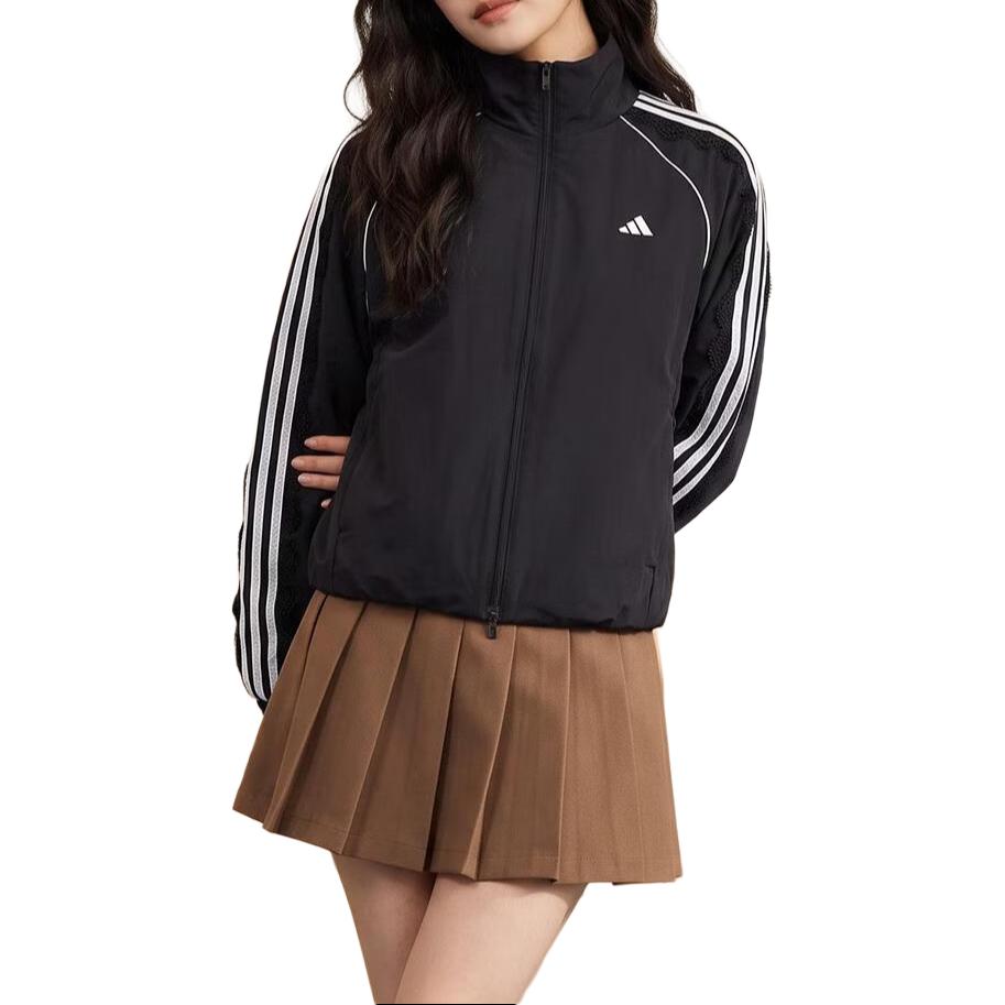 Adidas Dance Jackets Women's Black Stand Collar Moderate LD8218