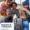 Luksusowe Magnetyczne Matowe Półprzezroczyste Odporne na Wstrząsy Etui Dla iPhone 17 16 15 14 Plus 13 12 17 Pro Max Dla Magsafe Pokrowiec do Ładowania Bezprzewodowego