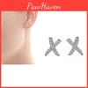 Trendy Geometric Crystal Stud Earrings For Women Wholesale Fashion Jewelry