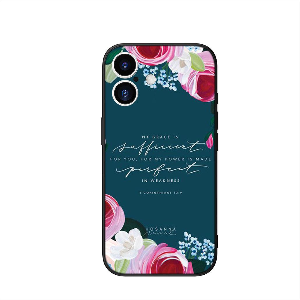 

Phone Cover for Xiaomi Redmi Note 14 12 13 ProPlus A3 Pro Plus 12C 13C 14C 5G Case Bible Verse Faith God Flower Christian Casing Redmi 13C 5G