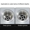 Kitchen Sink Filter Rustproof High-density Stainless Steel Mesh Bath Drain Stopper for Restaurant